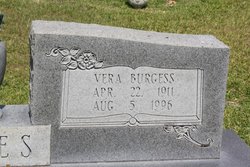 Vera <I>Burgess</I> Jones 