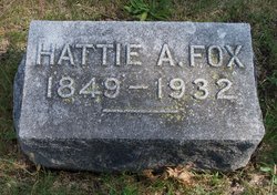 Hattie A. <I>Chamberlin</I> Fox 