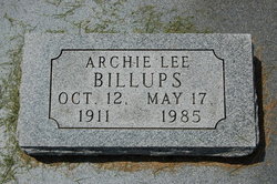 Archie Lee Billups 