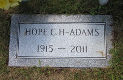 Hope <I>Clark</I> Adams 