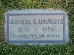 Gertrude <I>Haines</I> Ainsworth 