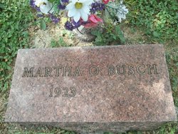 Martha Harriett <I>Orcutt</I> Busch 
