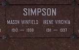 Virginia Irene <I>Hudson</I> Simpson 