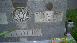 Mary Ann <I>Perrine</I> Elder 
