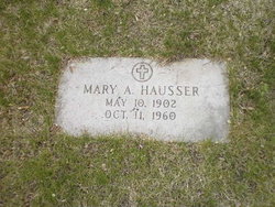 Mary A <I>McGann</I> Hausser 