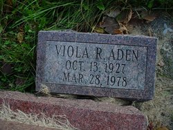 Viola Rhoda <I>Fox</I> Aden 