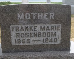 Franke Marie <I>Klattenberg</I> Rosenboom 