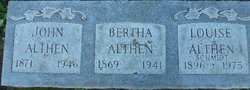 Bertha Marie <I>Rahmlow</I> Althen 