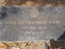 PFC William Franklin Riley 