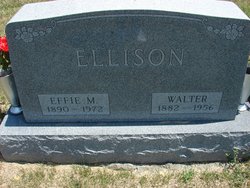 Walter E Ellison 
