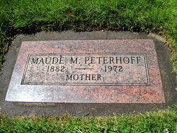 Maude Mary <I>Stone</I> Peterhoff 