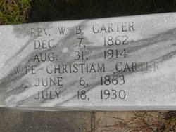 Rev William B Carter 