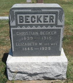 Elizabeth M <I>Becker</I> Becker 