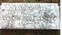 Essie Corrine <I>Daniel</I> Dowling 