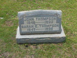 Sarah Elizabeth <I>May</I> Thompson 