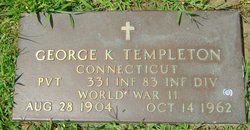 Pvt George K Templeton 