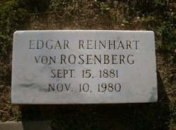 Edgar Reinhart Von Rosenberg 