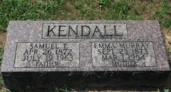 Emma Catherine “Kate” <I>Murray</I> Kendall 