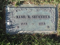 Mabel Myrtle <I>Hunt</I> Shedenhelm 