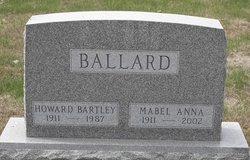 Mabel Anna <I>Muetzel</I> Ballard 