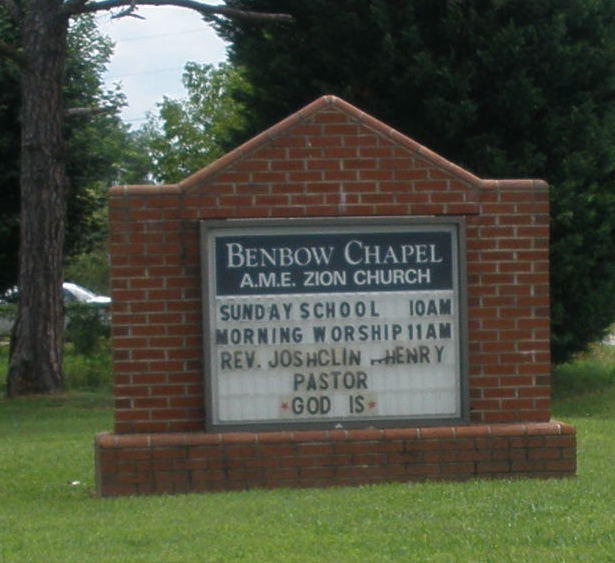 Benbow Chapel AME Zion Church Cemetery