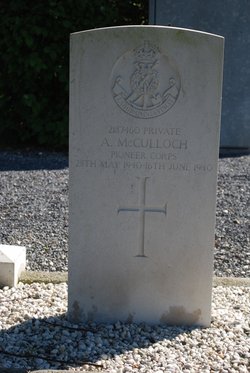 Pvt Albert McCulloch 