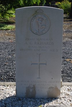 Signalman Alfred George Richards 