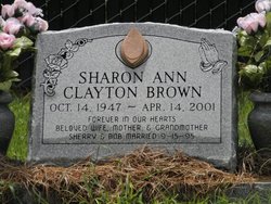 Sharon Ann <I>Clayton</I> Brown 