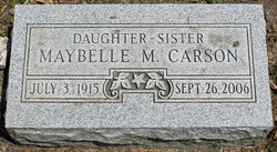 Maybelle Marie “Dolly” Carson 