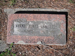 Vinnie Jewel <I>Cline</I> Campbell 