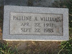 Pauline A. <I>Richerson</I> Williams 