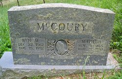 Benjamin Monroe McCoury 