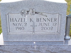 Hazel K Benner 