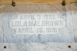 Lula Mae <I>Millard</I> Brown 