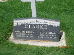 Edna <I>Shaw</I> Clarke 