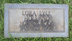 Lora <I>Lyle</I> Holland 