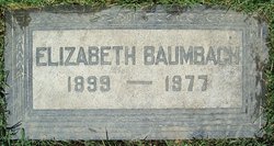 Elizabeth <I>Young</I> Baumbach 