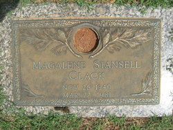 Magalene <I>Stansell</I> Clack 