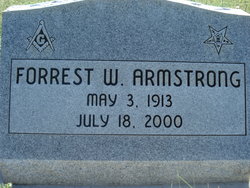 Forrest W Armstrong 