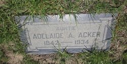 Adelaide A <I>McCamly</I> Acker 