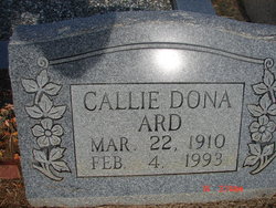 Callie Dona Ard 