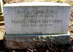 Frances Wolff <I>Levy</I> Lewis 