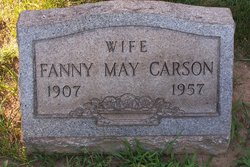 Fannie May <I>Rasner</I> Bensley Carson 