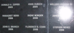 Irene <I>Green</I> Borger 
