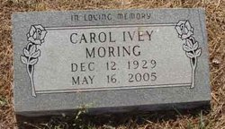 Margaret Carol <I>Ivey</I> Moring 