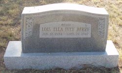Lois Ella <I>Ivey</I> Berry 
