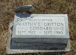 Martha E. <I>Gritton</I> Goddard 