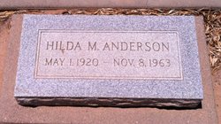 Hilda Mae <I>Baker</I> Anderson 