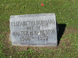 Elizabeth I. <I>Burhans</I> Keneston 
