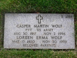 Loreen Erma <I>Brock</I> Wolf 